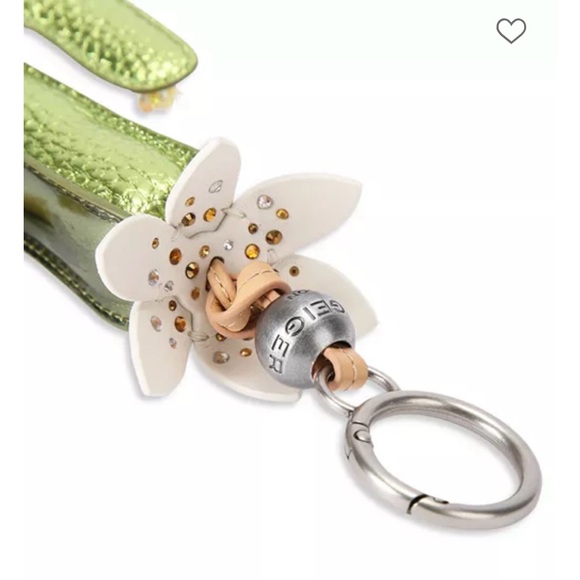Kurt Geiger Metallic Green Cactus Keychain - Picture 3 of 6